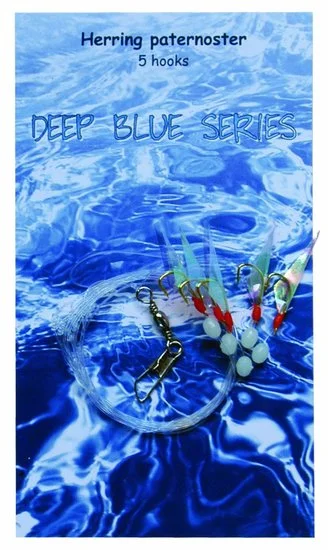 Albatros Deep Blue Herring Skin 5 Hooks