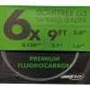 Airflo G5 Tapered Fluorocarbon Leaders 9ft 6x