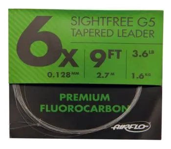 Airflo G5 Tapered Fluorocarbon Leaders 9ft 20lb