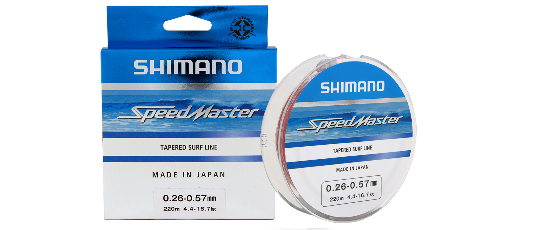 Shimano Speedmaster Tapered Surf Line 0,23-0,57mm 220 M - Afbeelding 2