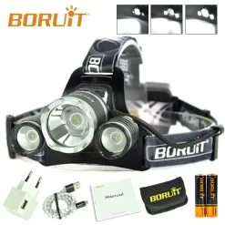 Boruit B21 Hoofdlamp Black 6000 LM