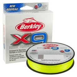 Berkley X9 Braid Fluo-Green 0,06MM 6,4kg
