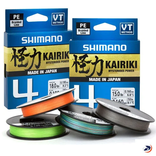 Shimano Kairiki 4 Braid 0,16mm Orange